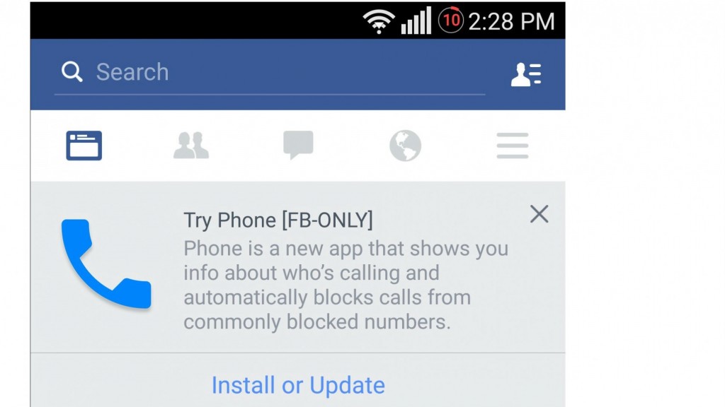 New Facebook Phone App Leaked