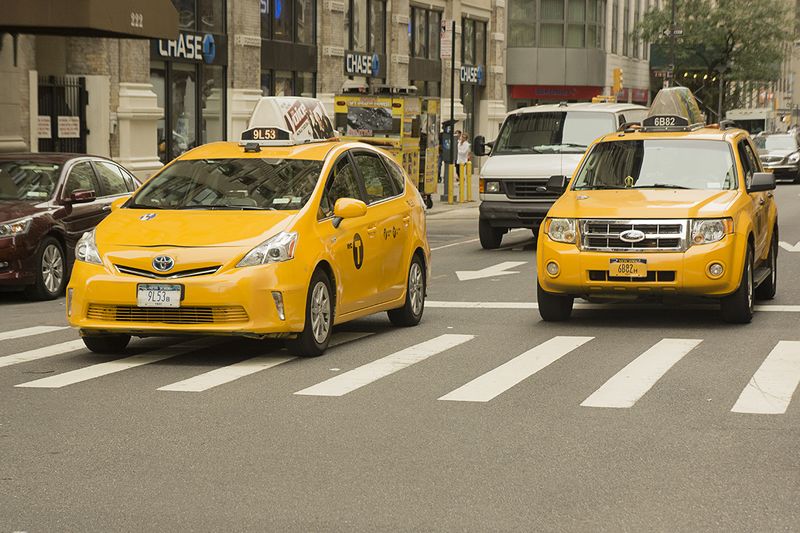 "yellow new york cabs"