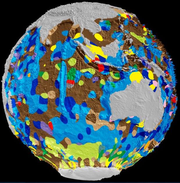 "first digital map bottom sea deep seafloor"