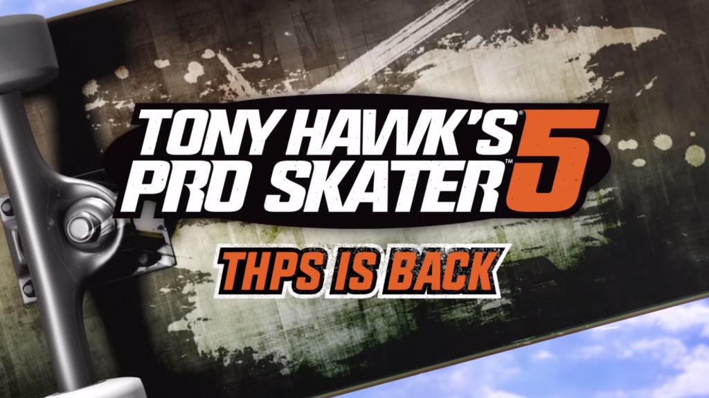 "tony hawk's pro skater 5 is coming"