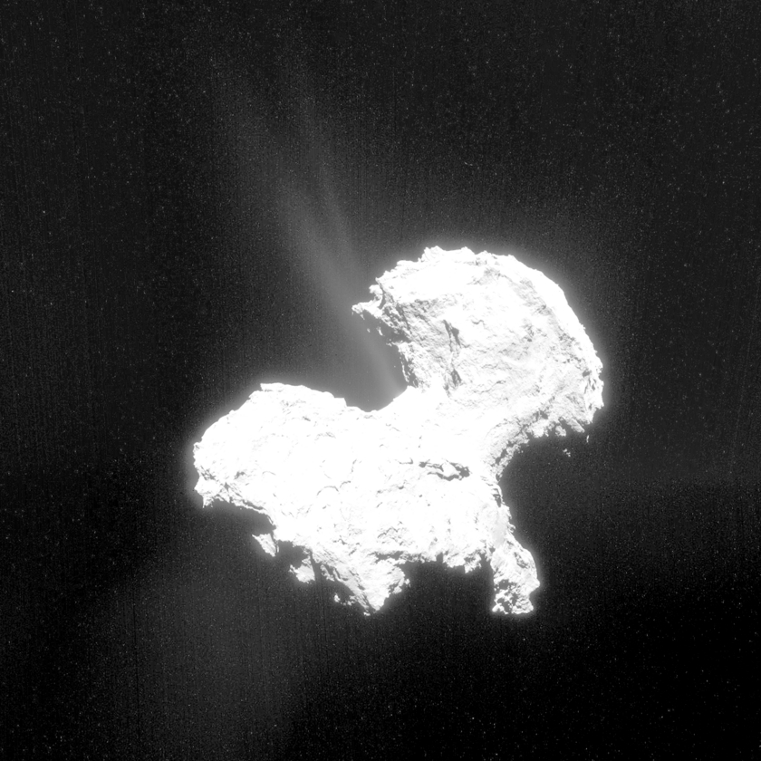 Comet and Rosetta Approach the Sun
