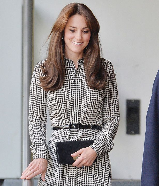 "Duchess Kate Sports New Bangs and Dress on Visit to Anna Freud Center"