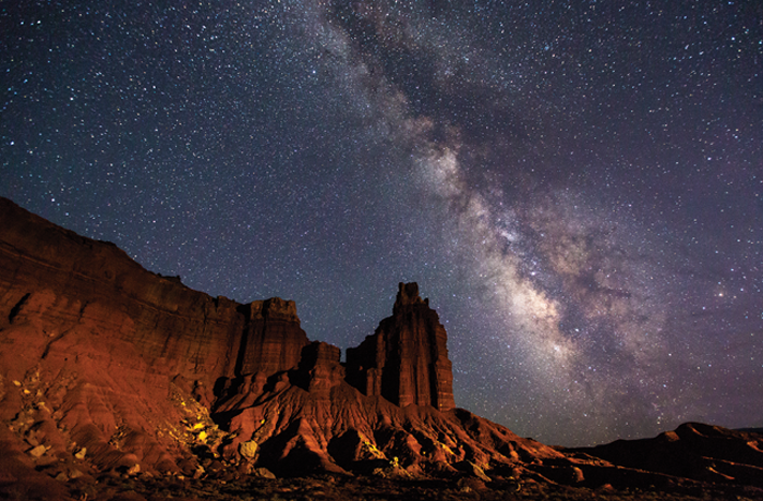 "national parks are the only haven for nighttime skies"