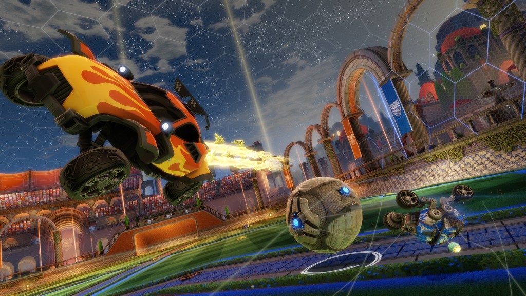 "rocket league is amping up an update and a dlc"
