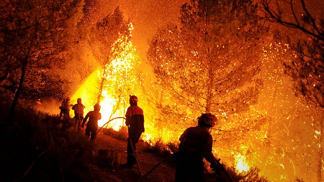 "small changes in temperature increases the number of wildfires"