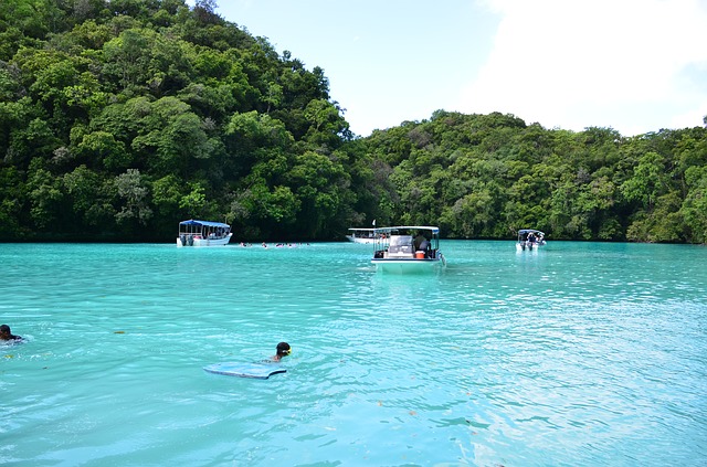 "Image of sea surrounding Palau."