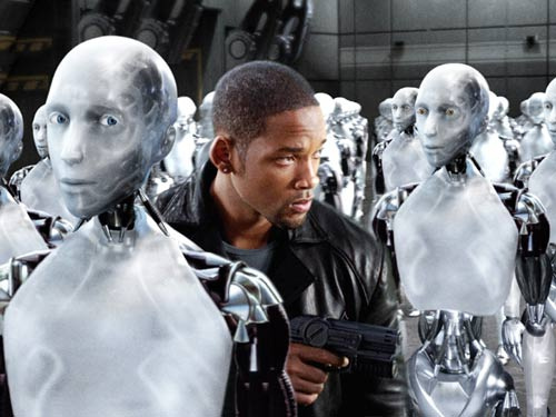 "still from the I,Robot movie featuring Will Smith"