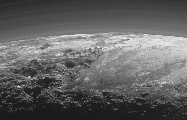 Pluto's underneath ocean