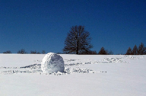 A giant snowball