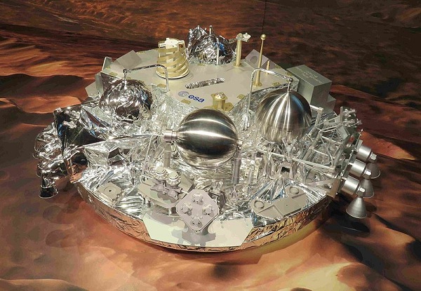 A model of the Schiaparelli rover