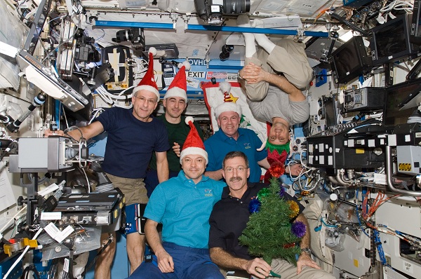Astronauts on Christmas
