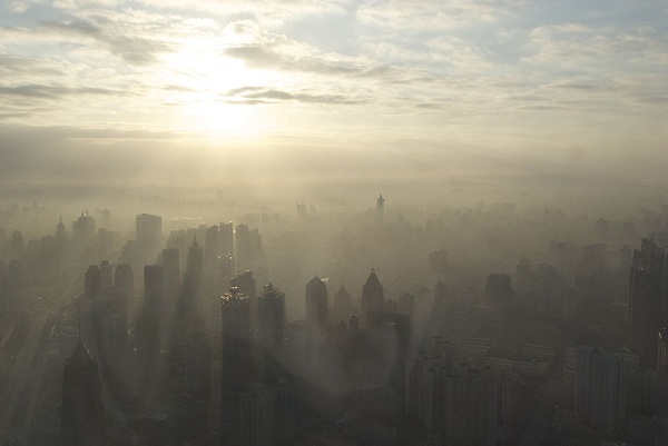 Heavy smog in China