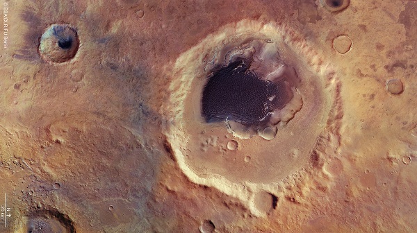 A crater from Mars