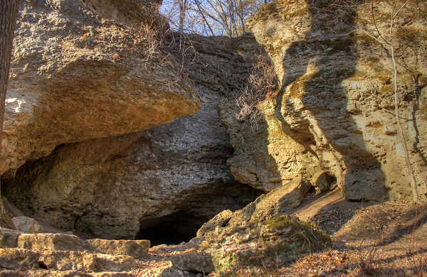 Cave in Iowa