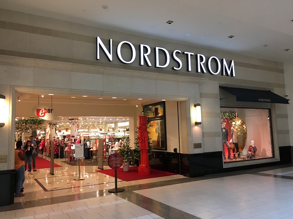 Nordstrom store in U.S. mall.