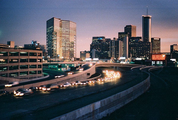 Atlanta City at twilight