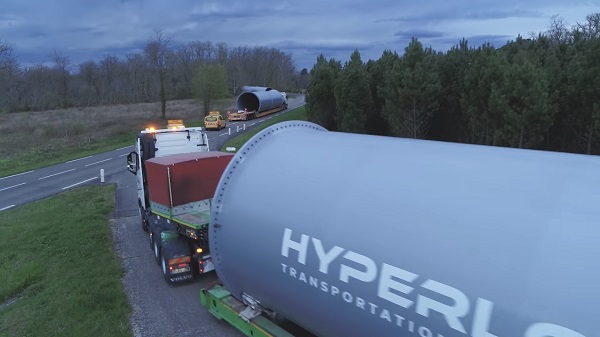 Hyperloop test track in France