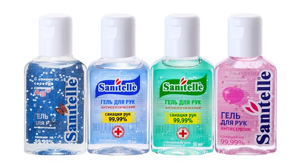Russian hand sanitizers